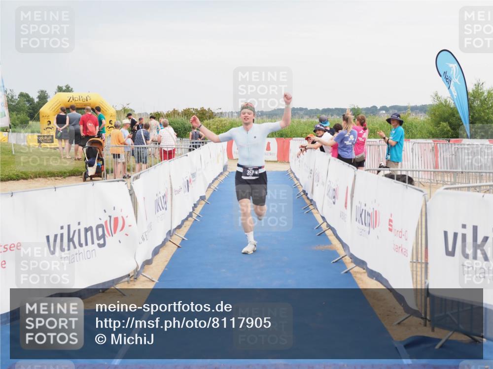 22.06.2025 - Viking Triathlon MichiJ http://msf.ph/oto/8117905 22.06.2025 16:55:25 Ziel 357 meine-sportfotos.de