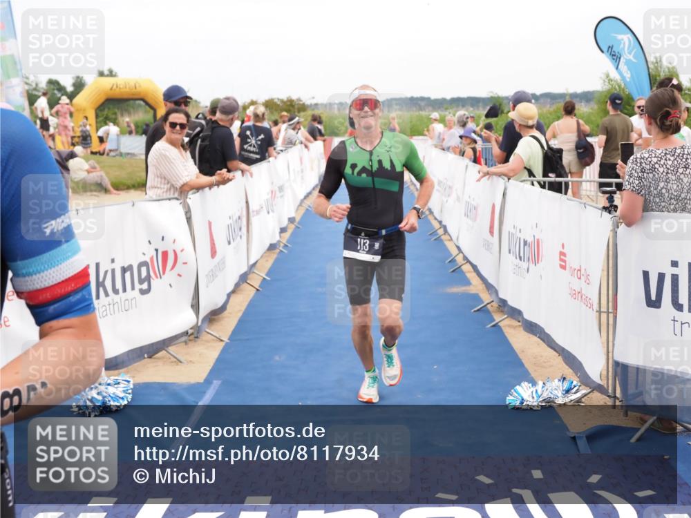 22.06.2025 - Viking Triathlon MichiJ http://msf.ph/oto/8117934 22.06.2025 15:07:38 Ziel 28, 113 meine-sportfotos.de