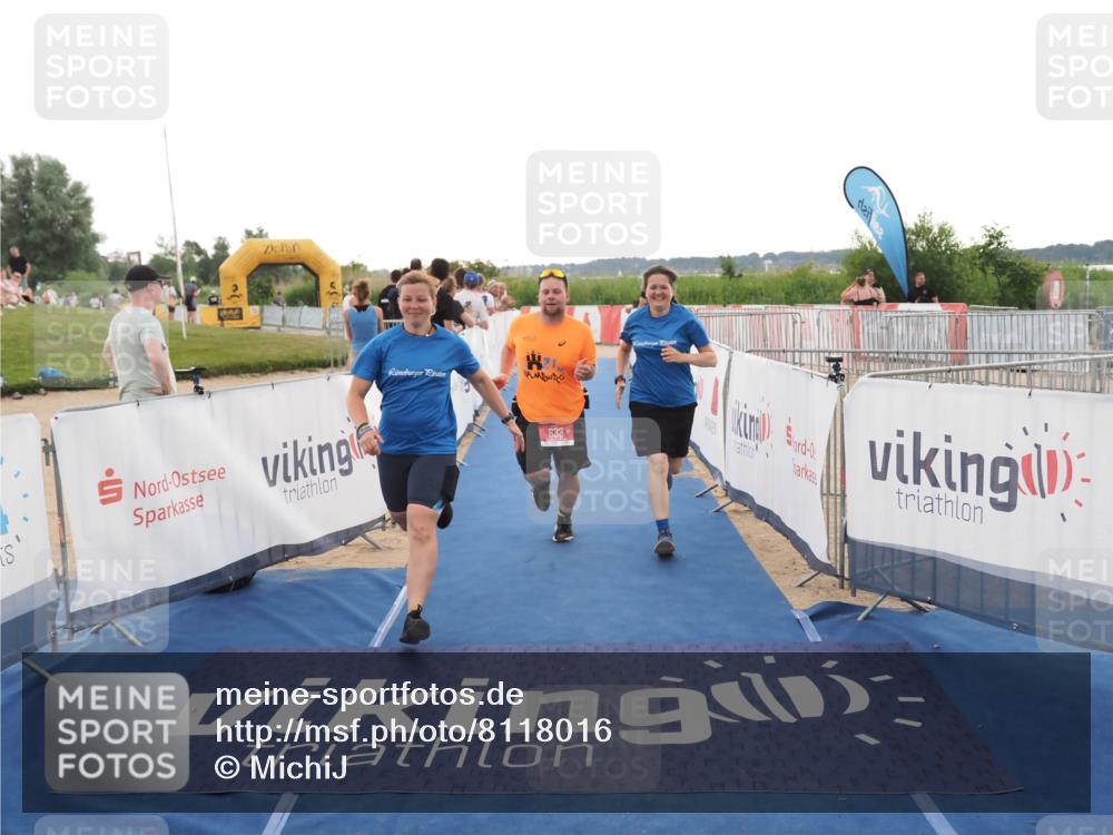 22.06.2025 - Viking Triathlon MichiJ http://msf.ph/oto/8118016 22.06.2025 16:27:51 Ziel 142, 633 meine-sportfotos.de