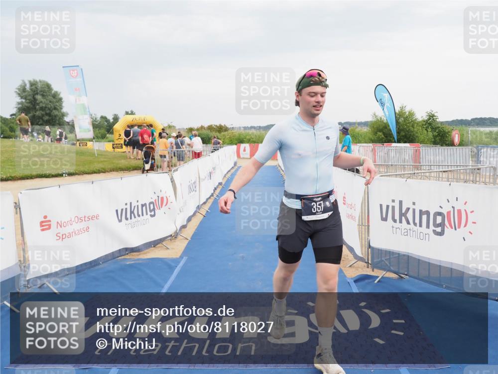 22.06.2025 - Viking Triathlon MichiJ http://msf.ph/oto/8118027 22.06.2025 16:55:27 Ziel 357 meine-sportfotos.de