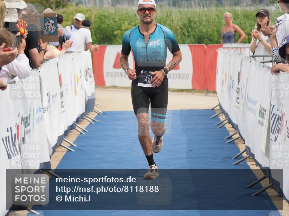 22.06.2025 - Viking Triathlon MichiJ http://msf.ph/oto/8118188 22.06.2025 14:57:23 Ziel 451 meine-sportfotos.de