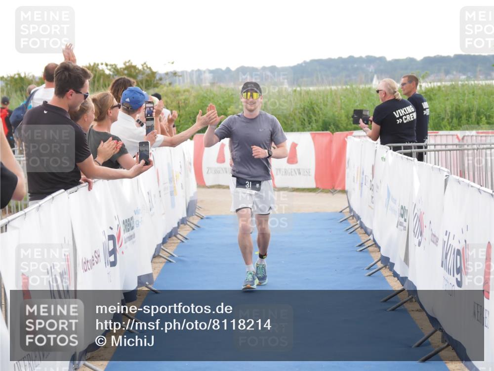 22.06.2025 - Viking Triathlon MichiJ http://msf.ph/oto/8118214 22.06.2025 16:28:06 Ziel 31, 285, 601 meine-sportfotos.de