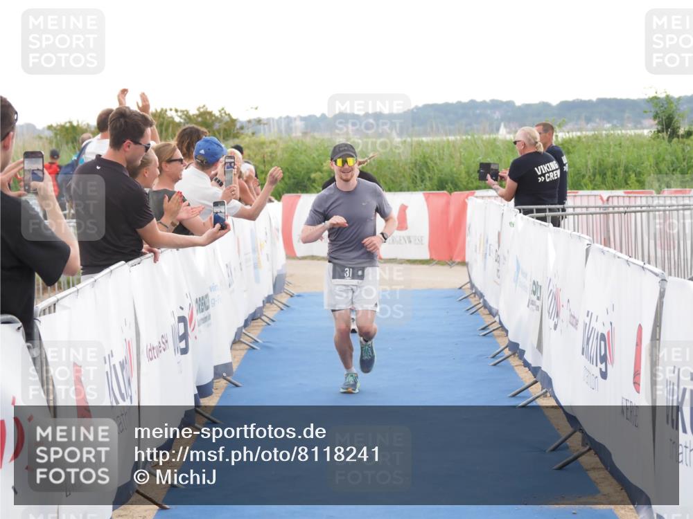 22.06.2025 - Viking Triathlon MichiJ http://msf.ph/oto/8118241 22.06.2025 16:28:06 Ziel 31, 285, 601 meine-sportfotos.de