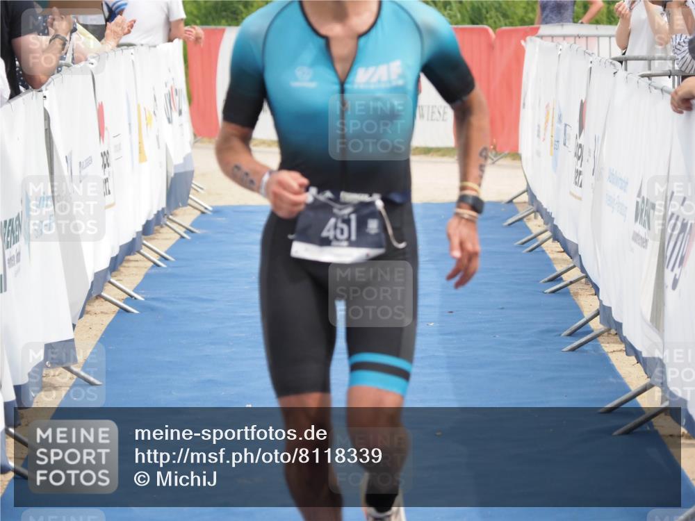 22.06.2025 - Viking Triathlon MichiJ http://msf.ph/oto/8118339 22.06.2025 14:57:25 Ziel 451 meine-sportfotos.de
