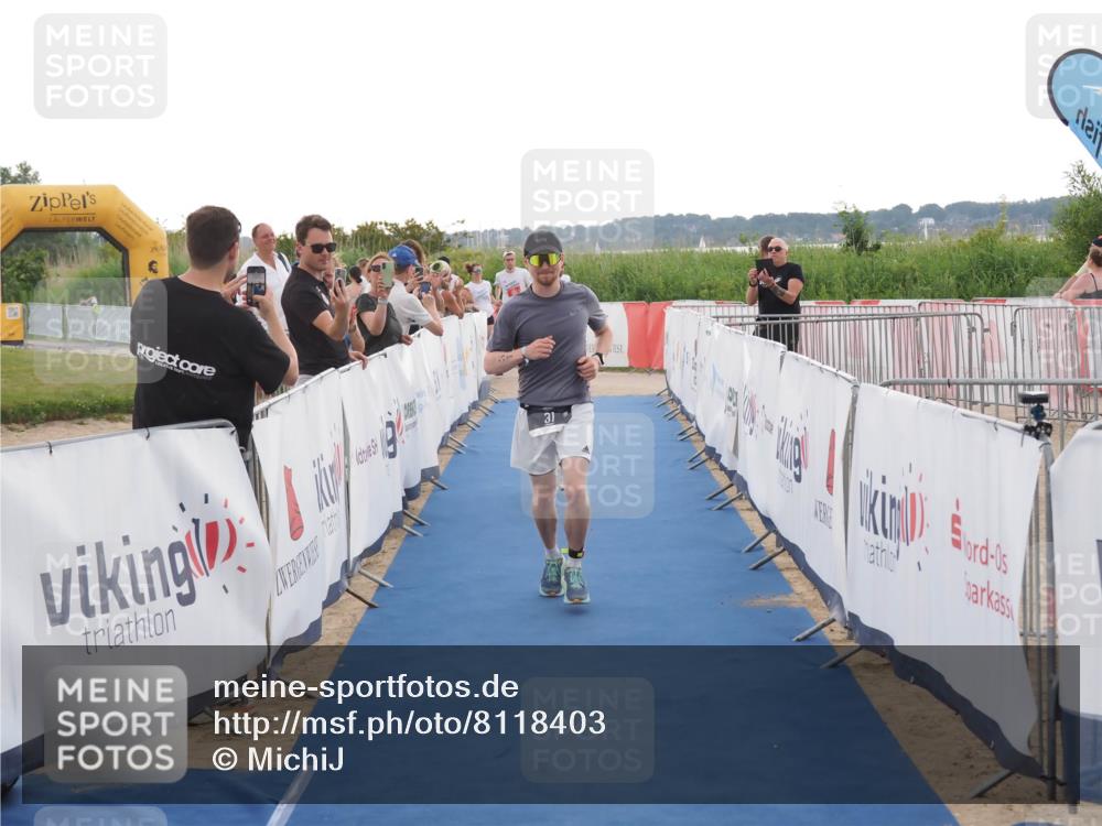22.06.2025 - Viking Triathlon MichiJ http://msf.ph/oto/8118403 22.06.2025 16:28:07 Ziel 31, 285, 601 meine-sportfotos.de