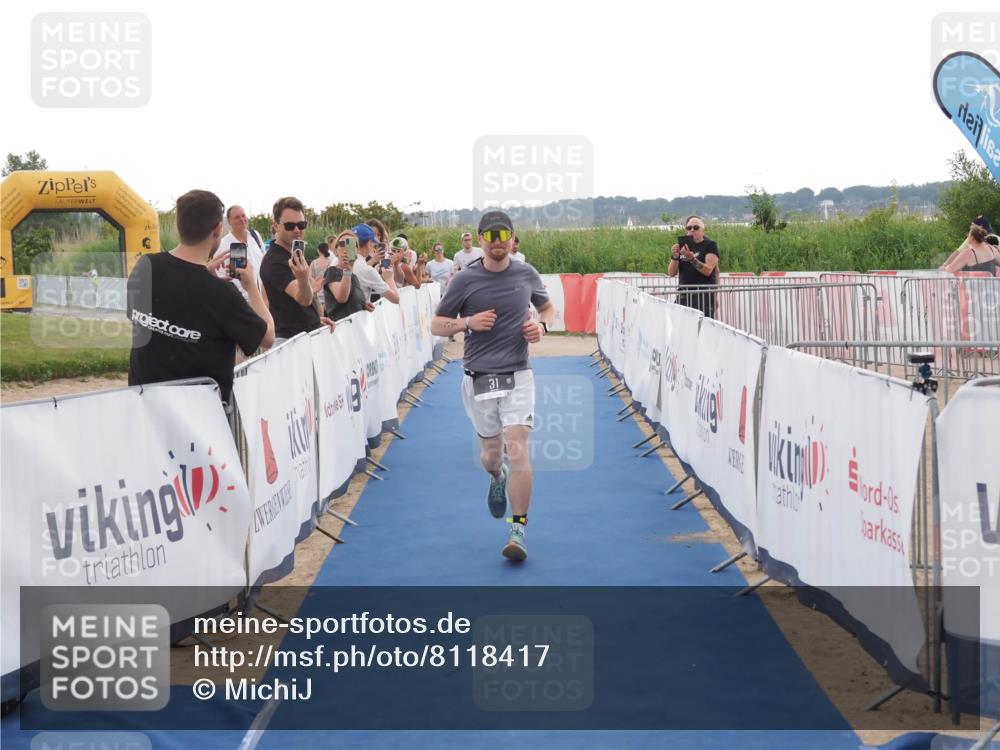 22.06.2025 - Viking Triathlon MichiJ http://msf.ph/oto/8118417 22.06.2025 16:28:08 Ziel 31, 285, 601 meine-sportfotos.de