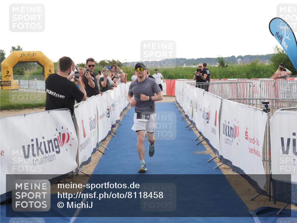 22.06.2025 - Viking Triathlon MichiJ http://msf.ph/oto/8118458 22.06.2025 16:28:08 Ziel 31, 285, 601 meine-sportfotos.de