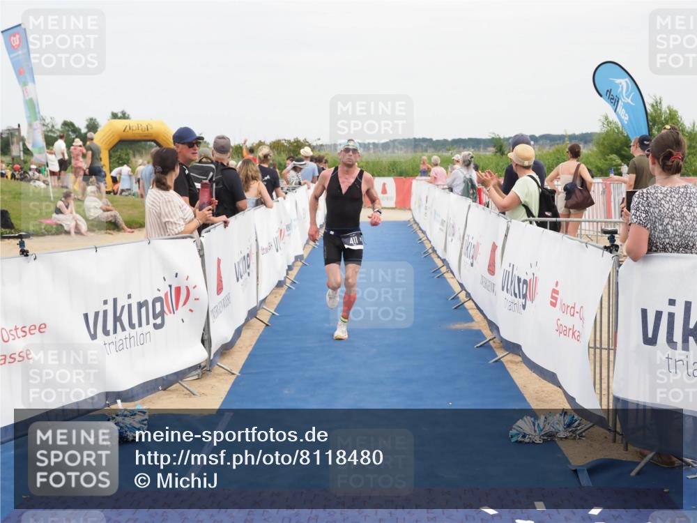 22.06.2025 - Viking Triathlon MichiJ http://msf.ph/oto/8118480 22.06.2025 15:08:22 Ziel 265, 411 meine-sportfotos.de