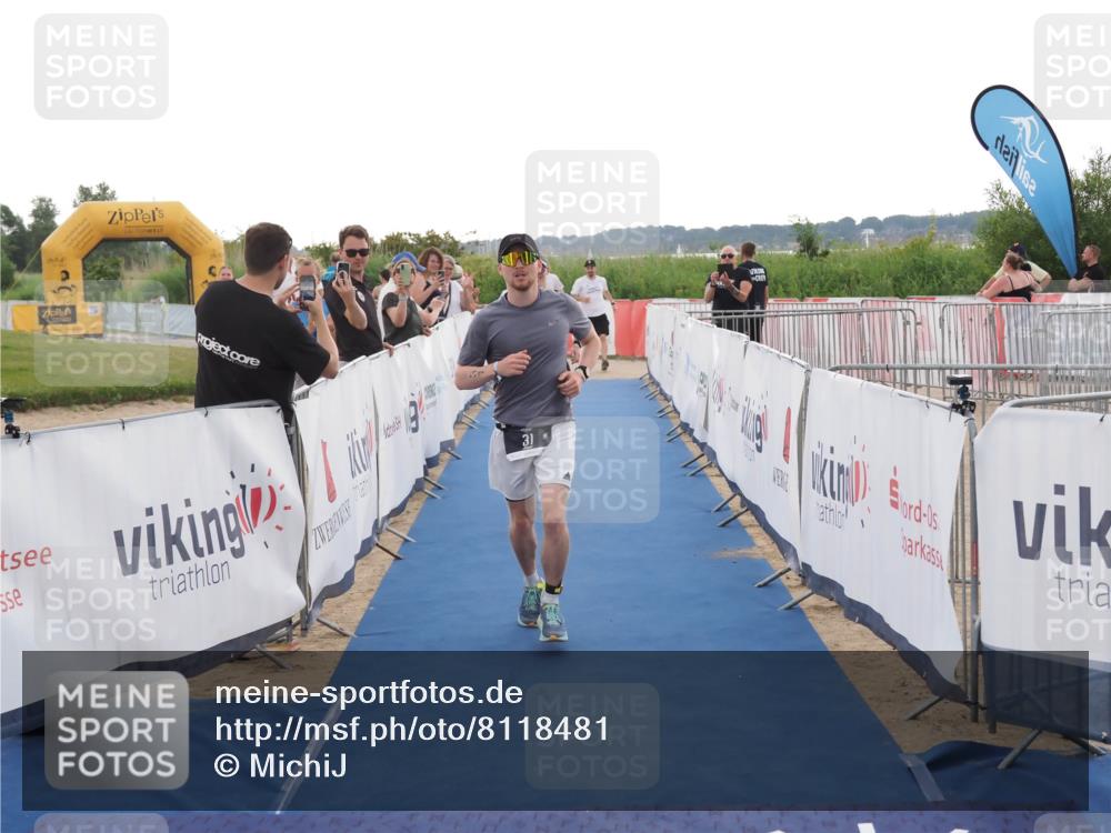22.06.2025 - Viking Triathlon MichiJ http://msf.ph/oto/8118481 22.06.2025 16:28:08 Ziel 31, 285, 601 meine-sportfotos.de