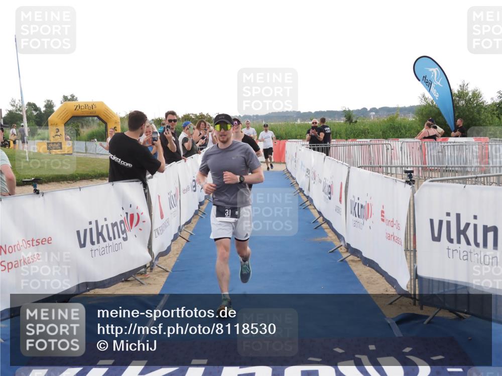 22.06.2025 - Viking Triathlon MichiJ http://msf.ph/oto/8118530 22.06.2025 16:28:09 Ziel 31, 285, 601 meine-sportfotos.de
