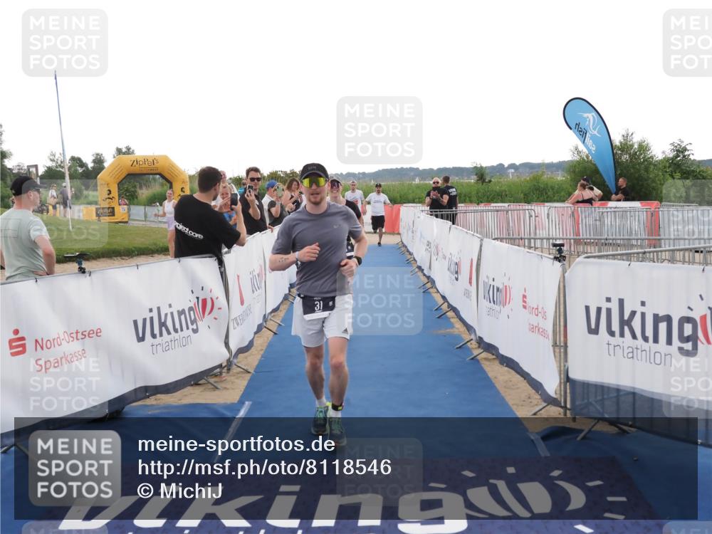 22.06.2025 - Viking Triathlon MichiJ http://msf.ph/oto/8118546 22.06.2025 16:28:09 Ziel 31, 285, 601 meine-sportfotos.de