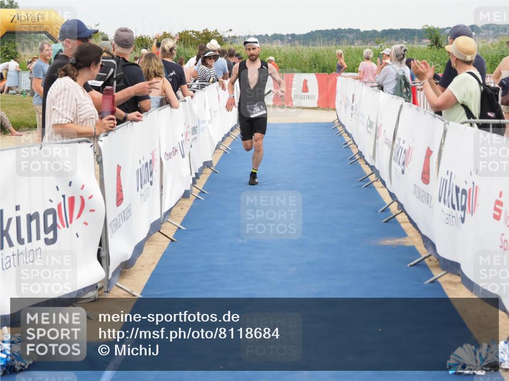 22.06.2025 - Viking Triathlon MichiJ http://msf.ph/oto/8118684 22.06.2025 15:08:26 Ziel 265, 411 meine-sportfotos.de