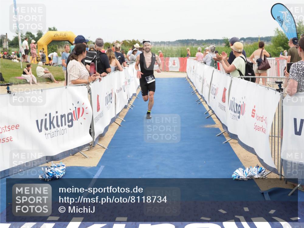 22.06.2025 - Viking Triathlon MichiJ http://msf.ph/oto/8118734 22.06.2025 15:08:27 Ziel 265, 411 meine-sportfotos.de