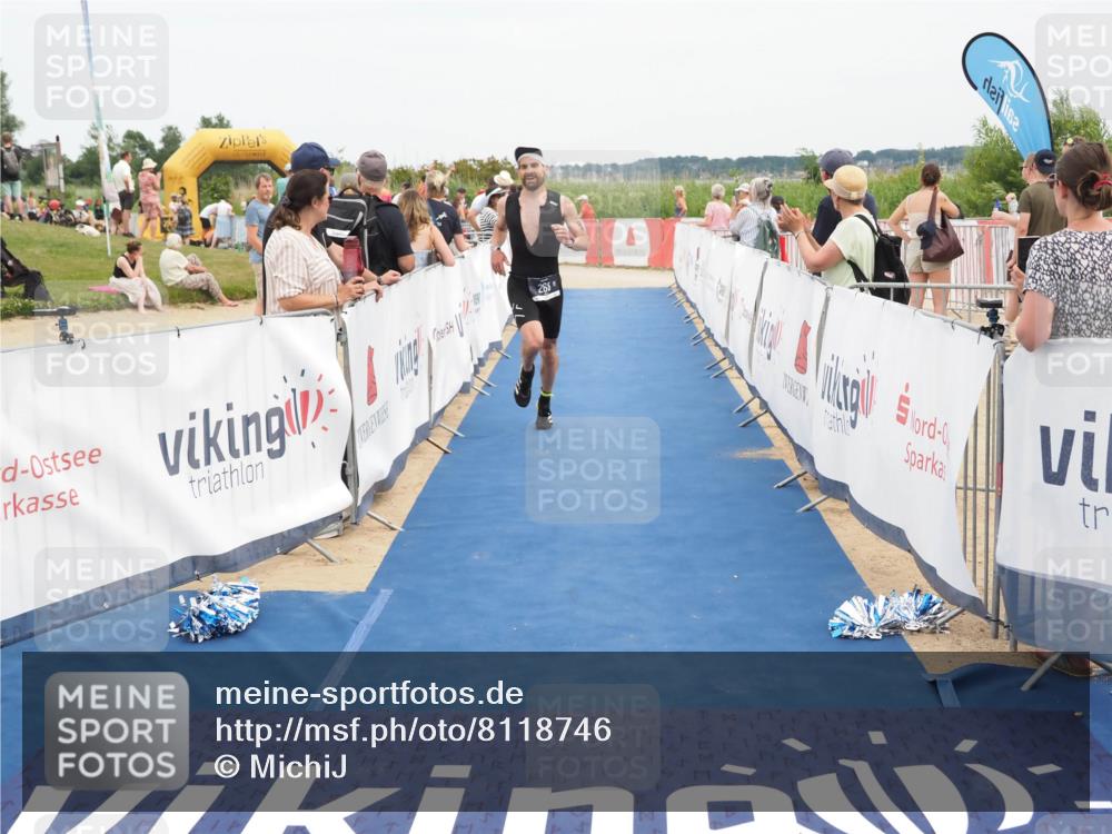 22.06.2025 - Viking Triathlon MichiJ http://msf.ph/oto/8118746 22.06.2025 15:08:27 Ziel 265, 411 meine-sportfotos.de