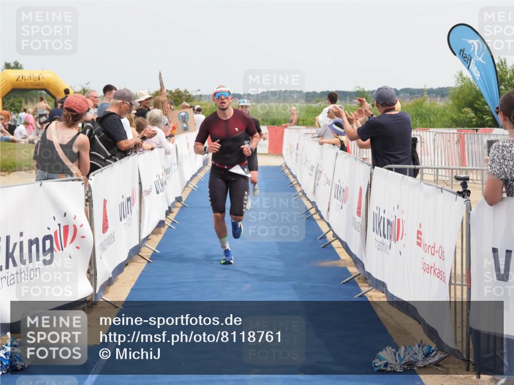 22.06.2025 - Viking Triathlon MichiJ http://msf.ph/oto/8118761 22.06.2025 14:57:49 Ziel 53, 149 meine-sportfotos.de