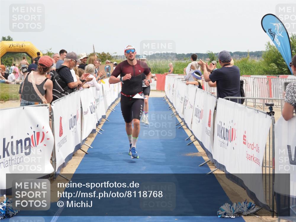 22.06.2025 - Viking Triathlon MichiJ http://msf.ph/oto/8118768 22.06.2025 14:57:49 Ziel 53, 149 meine-sportfotos.de