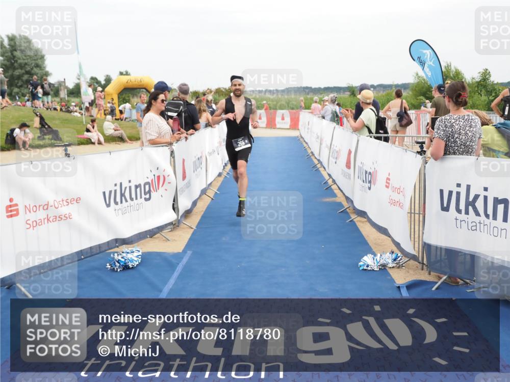 22.06.2025 - Viking Triathlon MichiJ http://msf.ph/oto/8118780 22.06.2025 15:08:28 Ziel 265 meine-sportfotos.de