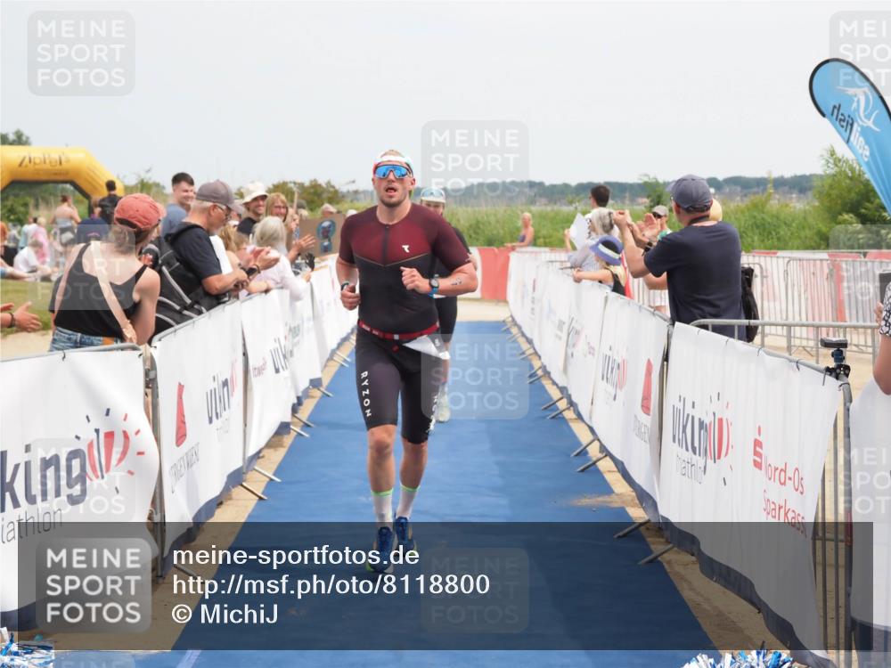 22.06.2025 - Viking Triathlon MichiJ http://msf.ph/oto/8118800 22.06.2025 14:57:49 Ziel 53, 149 meine-sportfotos.de