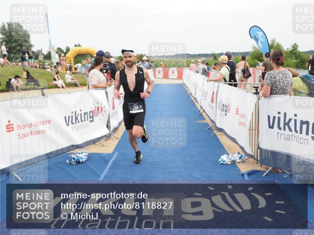 22.06.2025 - Viking Triathlon MichiJ http://msf.ph/oto/8118827 22.06.2025 15:08:28 Ziel 265 meine-sportfotos.de
