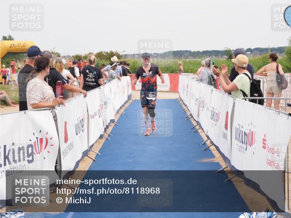 22.06.2025 - Viking Triathlon MichiJ http://msf.ph/oto/8118968 22.06.2025 15:08:35 Ziel 355 meine-sportfotos.de