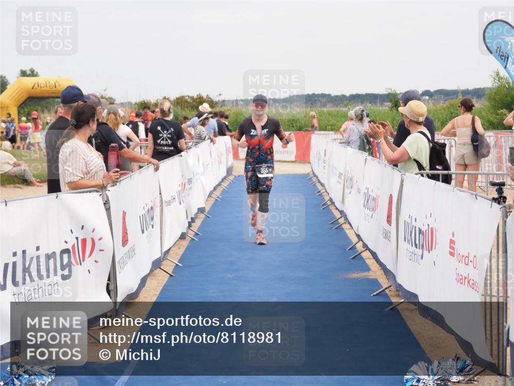 22.06.2025 - Viking Triathlon MichiJ http://msf.ph/oto/8118981 22.06.2025 15:08:36 Ziel 355 meine-sportfotos.de