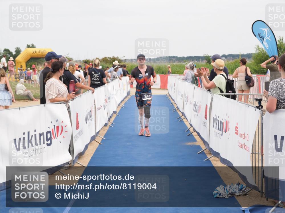 22.06.2025 - Viking Triathlon MichiJ http://msf.ph/oto/8119004 22.06.2025 15:08:36 Ziel 355 meine-sportfotos.de