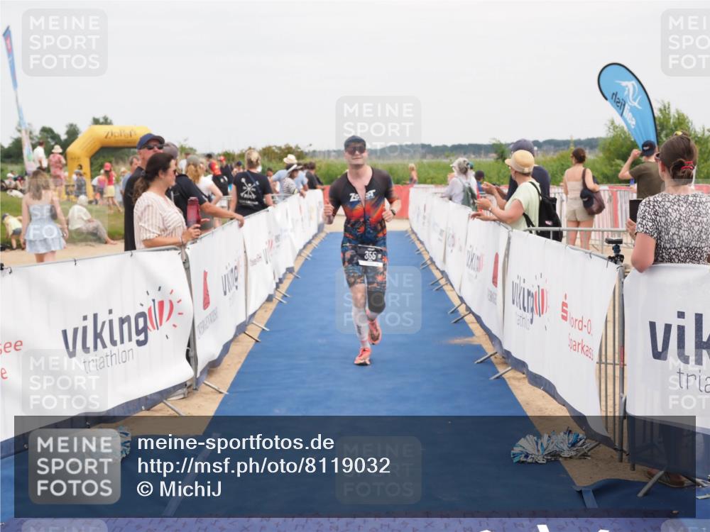 22.06.2025 - Viking Triathlon MichiJ http://msf.ph/oto/8119032 22.06.2025 15:08:37 Ziel 355 meine-sportfotos.de