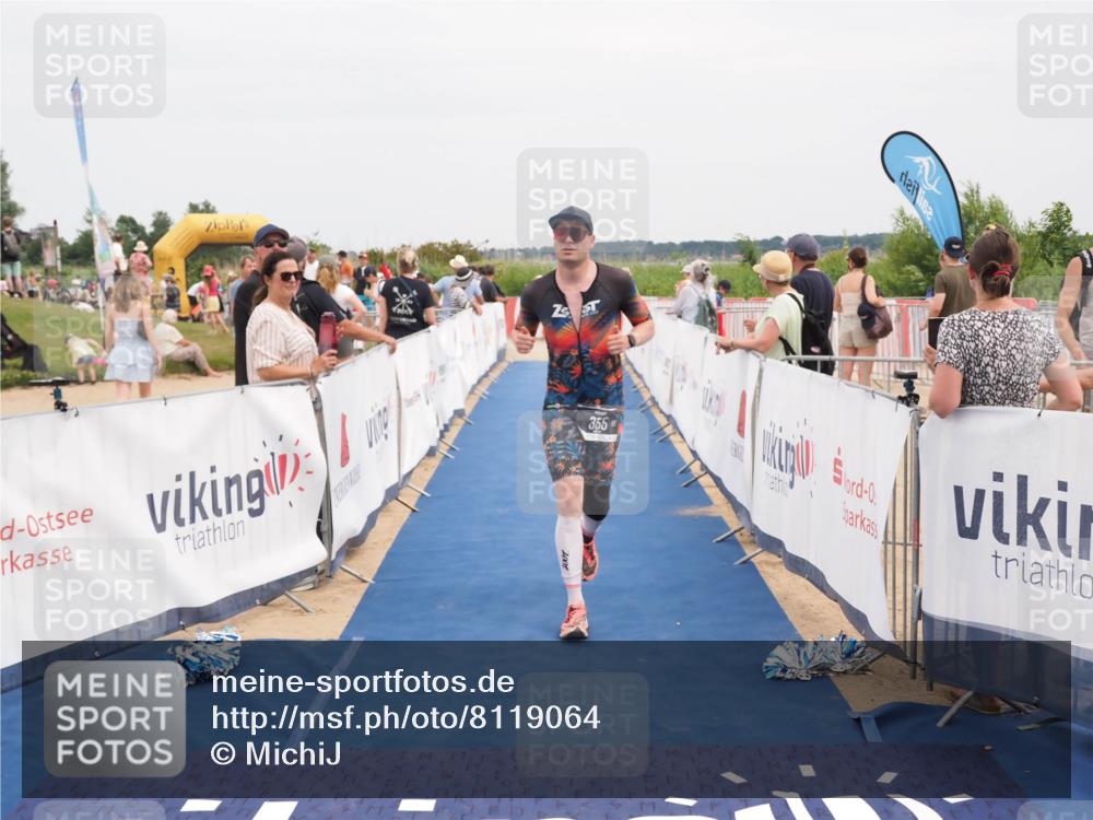 22.06.2025 - Viking Triathlon MichiJ http://msf.ph/oto/8119064 22.06.2025 15:08:37 Ziel 355 meine-sportfotos.de