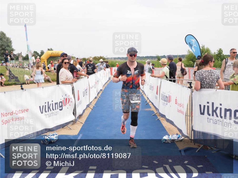 22.06.2025 - Viking Triathlon MichiJ http://msf.ph/oto/8119087 22.06.2025 15:08:38 Ziel 355 meine-sportfotos.de