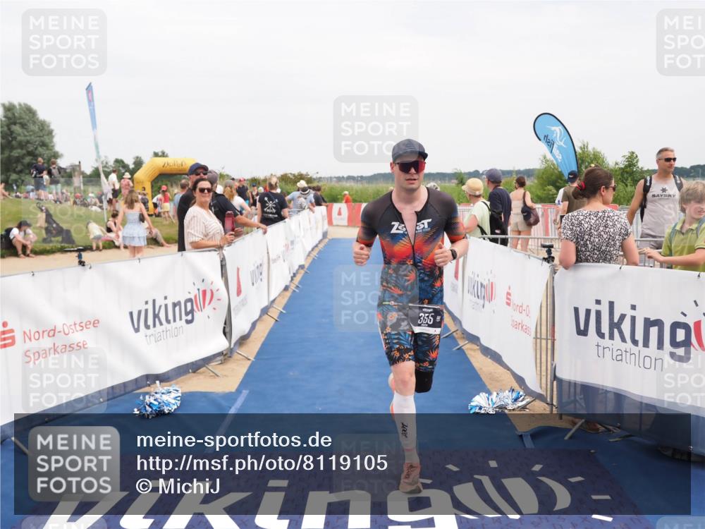 22.06.2025 - Viking Triathlon MichiJ http://msf.ph/oto/8119105 22.06.2025 15:08:38 Ziel 355 meine-sportfotos.de