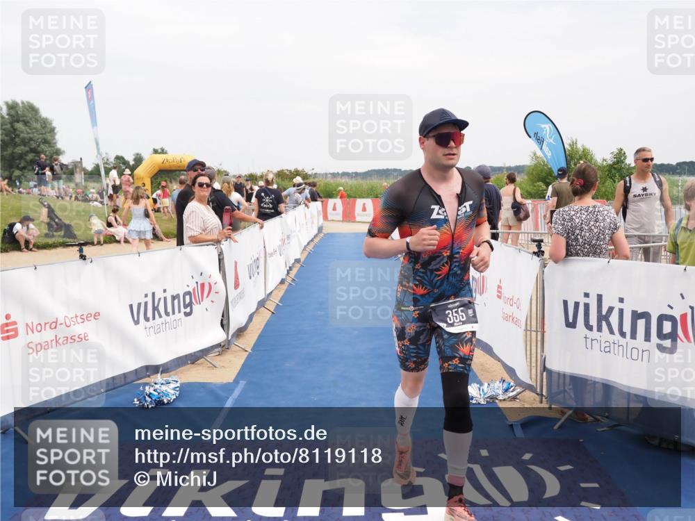 22.06.2025 - Viking Triathlon MichiJ http://msf.ph/oto/8119118 22.06.2025 15:08:38 Ziel 355 meine-sportfotos.de
