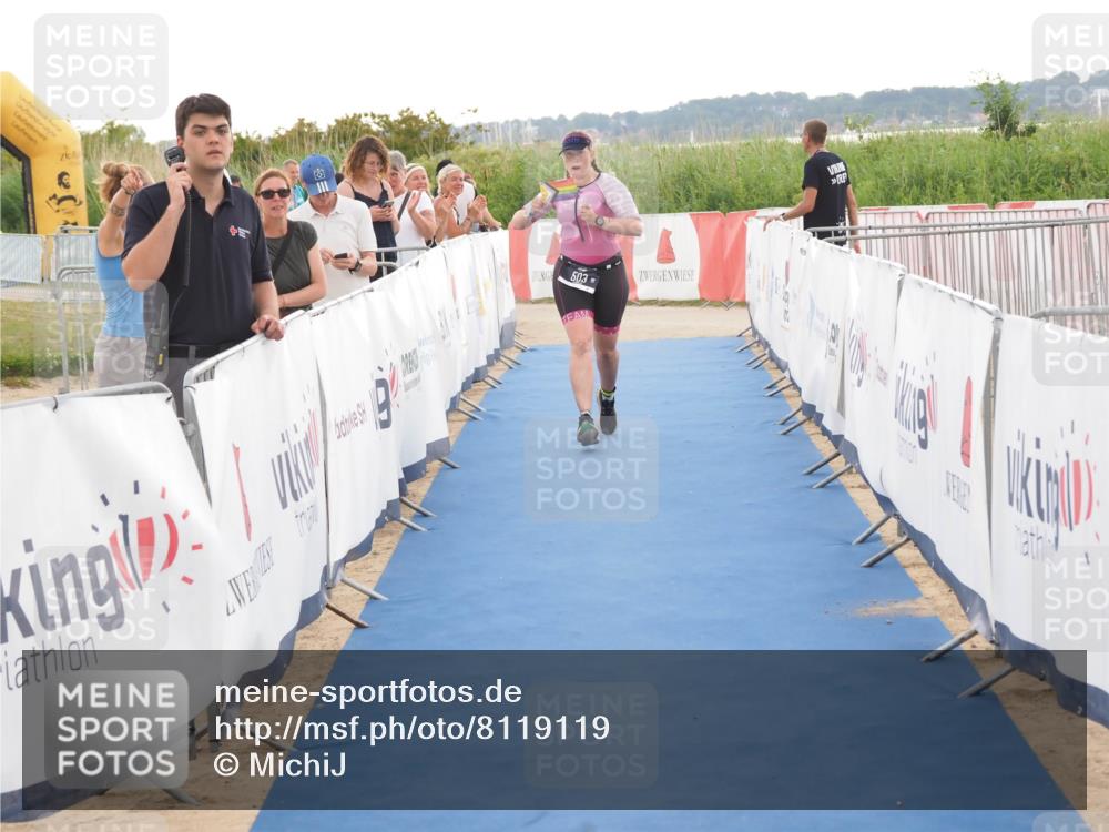 22.06.2025 - Viking Triathlon MichiJ http://msf.ph/oto/8119119 22.06.2025 16:28:25 Ziel 503 meine-sportfotos.de