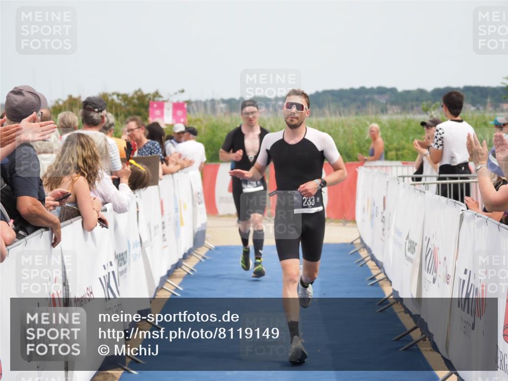 22.06.2025 - Viking Triathlon MichiJ http://msf.ph/oto/8119149 22.06.2025 14:58:42 Ziel 233, 464, 508 meine-sportfotos.de