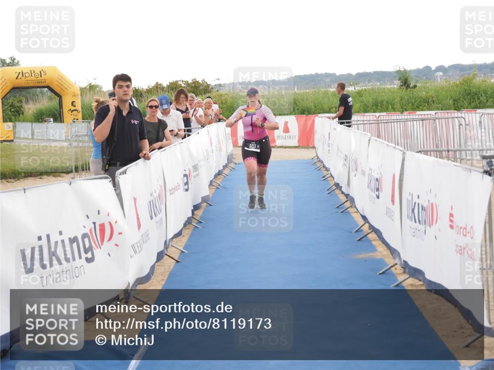 22.06.2025 - Viking Triathlon MichiJ http://msf.ph/oto/8119173 22.06.2025 16:28:25 Ziel 503 meine-sportfotos.de