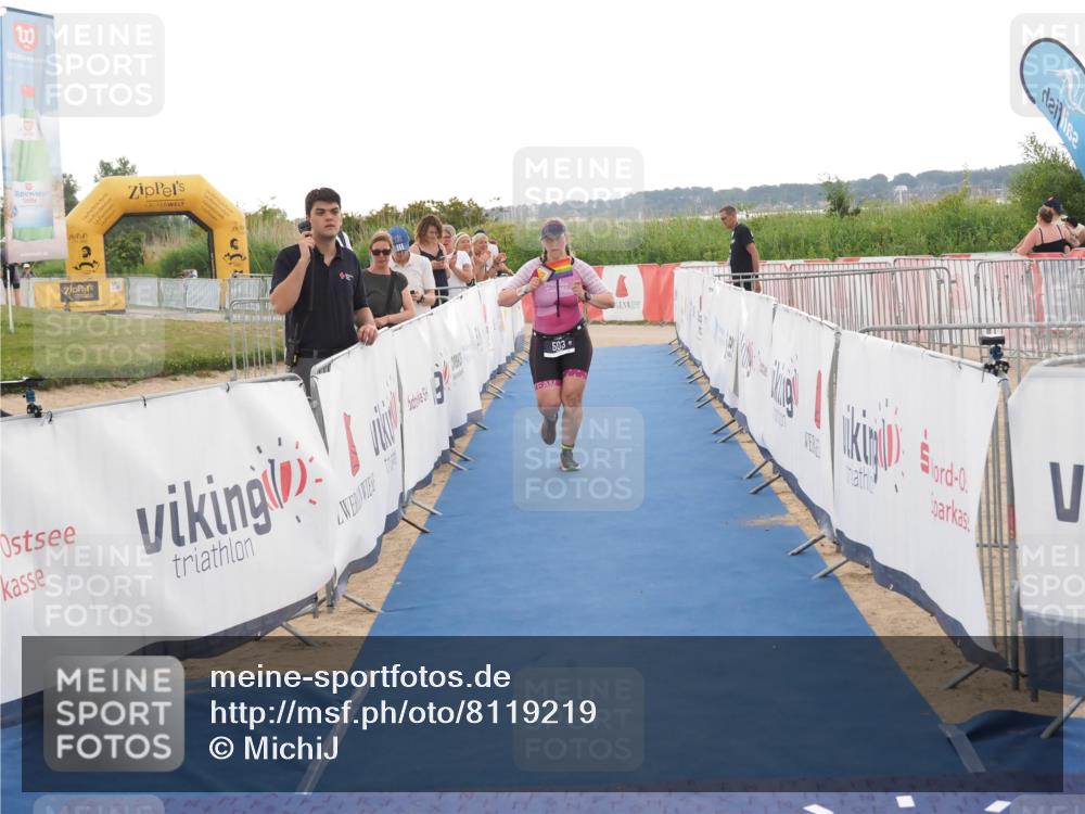 22.06.2025 - Viking Triathlon MichiJ http://msf.ph/oto/8119219 22.06.2025 16:28:26 Ziel 503 meine-sportfotos.de