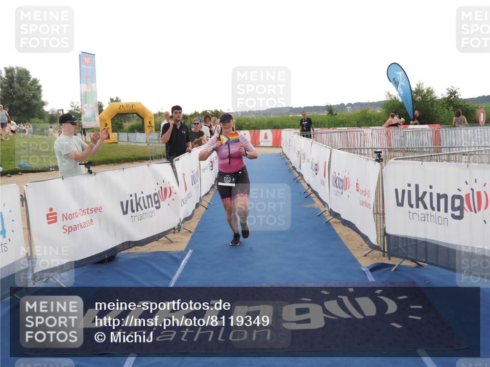 22.06.2025 - Viking Triathlon MichiJ http://msf.ph/oto/8119349 22.06.2025 16:28:28 Ziel 503 meine-sportfotos.de