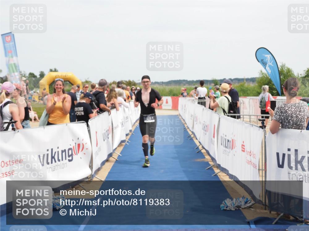 22.06.2025 - Viking Triathlon MichiJ http://msf.ph/oto/8119383 22.06.2025 14:58:46 Ziel 233, 508 meine-sportfotos.de