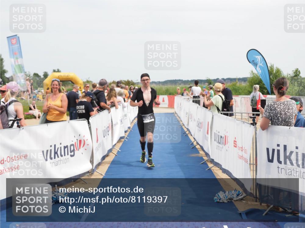 22.06.2025 - Viking Triathlon MichiJ http://msf.ph/oto/8119397 22.06.2025 14:58:46 Ziel 233, 508 meine-sportfotos.de