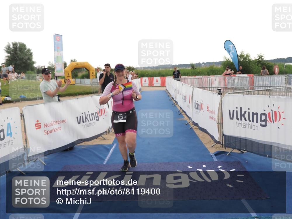 22.06.2025 - Viking Triathlon MichiJ http://msf.ph/oto/8119400 22.06.2025 16:28:29 Ziel 503 meine-sportfotos.de