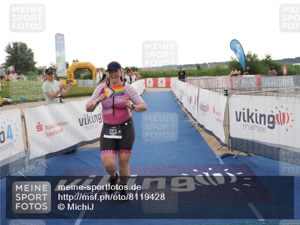 22.06.2025 - Viking Triathlon MichiJ http://msf.ph/oto/8119428 22.06.2025 16:28:29 Ziel 503 meine-sportfotos.de
