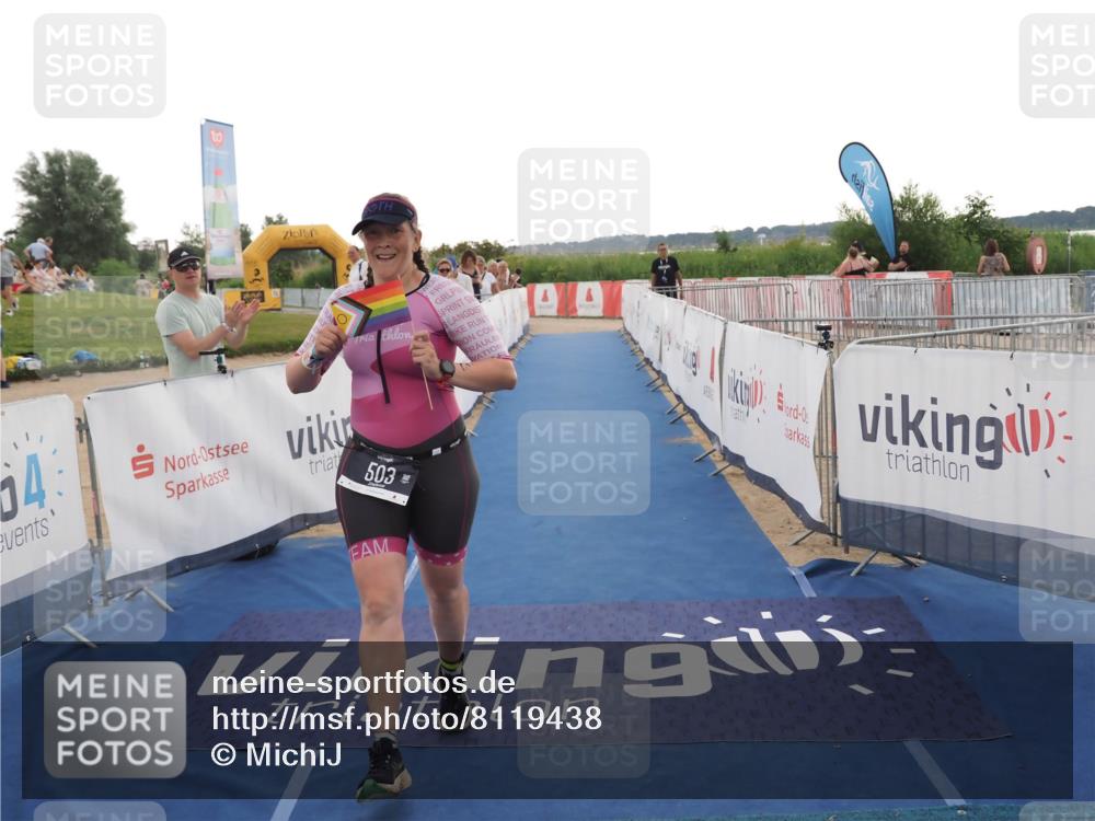 22.06.2025 - Viking Triathlon MichiJ http://msf.ph/oto/8119438 22.06.2025 16:28:29 Ziel 503 meine-sportfotos.de