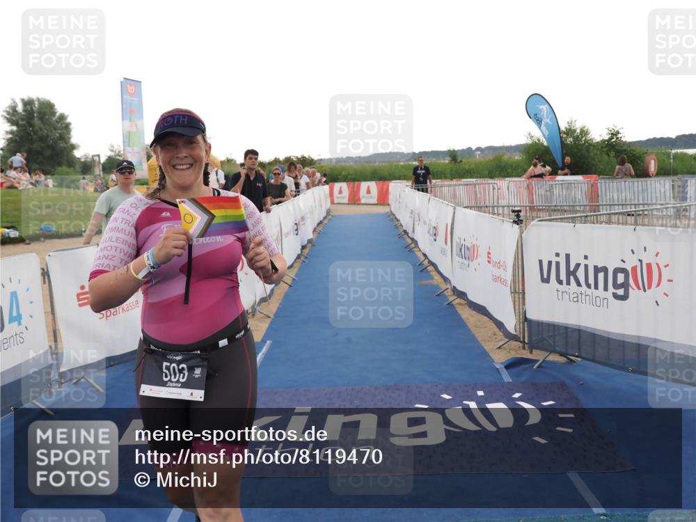 22.06.2025 - Viking Triathlon MichiJ http://msf.ph/oto/8119470 22.06.2025 16:28:30 Ziel 503 meine-sportfotos.de
