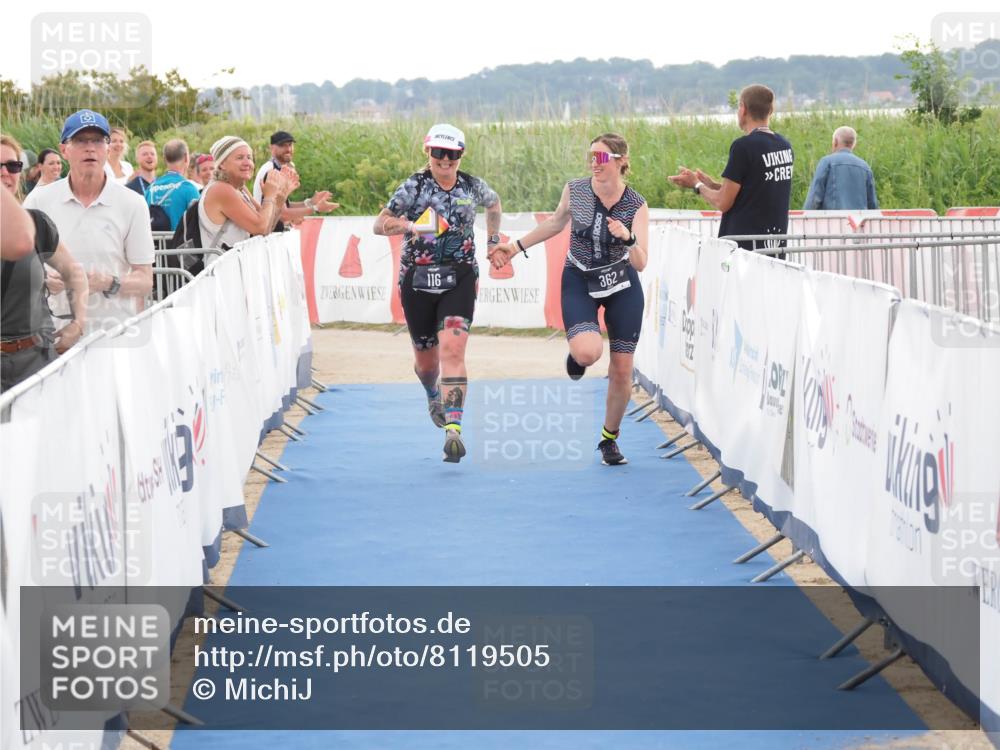 22.06.2025 - Viking Triathlon MichiJ http://msf.ph/oto/8119505 22.06.2025 16:28:53 Ziel 116, 362 meine-sportfotos.de