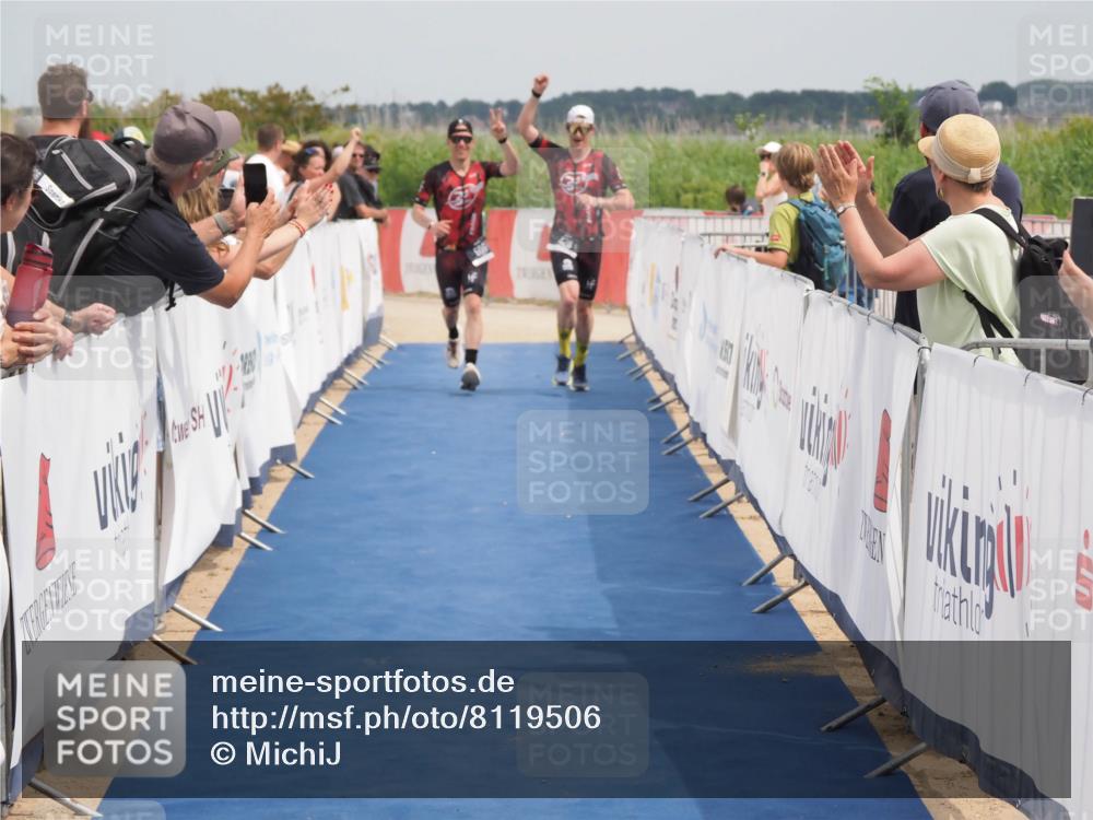 22.06.2025 - Viking Triathlon MichiJ http://msf.ph/oto/8119506 22.06.2025 15:09:39 Ziel 428, 506 meine-sportfotos.de