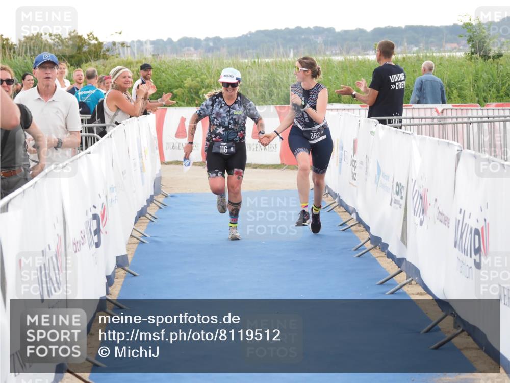 22.06.2025 - Viking Triathlon MichiJ http://msf.ph/oto/8119512 22.06.2025 16:28:53 Ziel 116, 362 meine-sportfotos.de