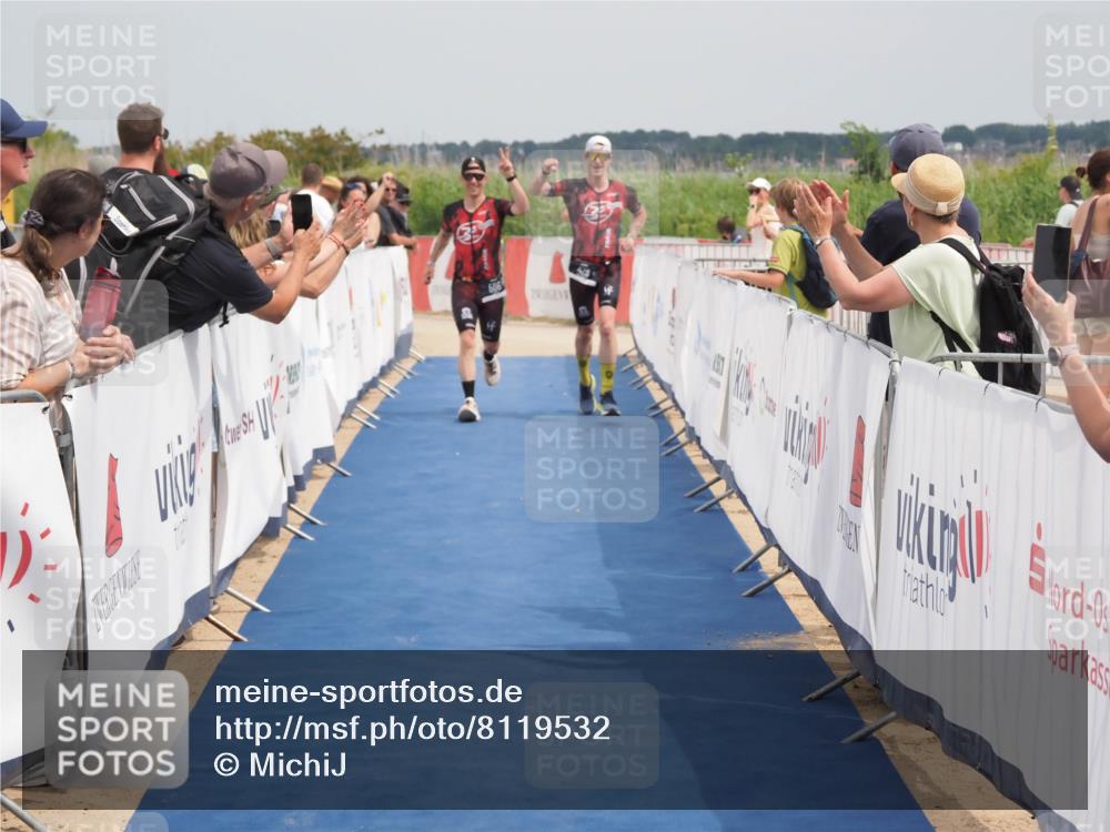 22.06.2025 - Viking Triathlon MichiJ http://msf.ph/oto/8119532 22.06.2025 15:09:39 Ziel 428, 506 meine-sportfotos.de
