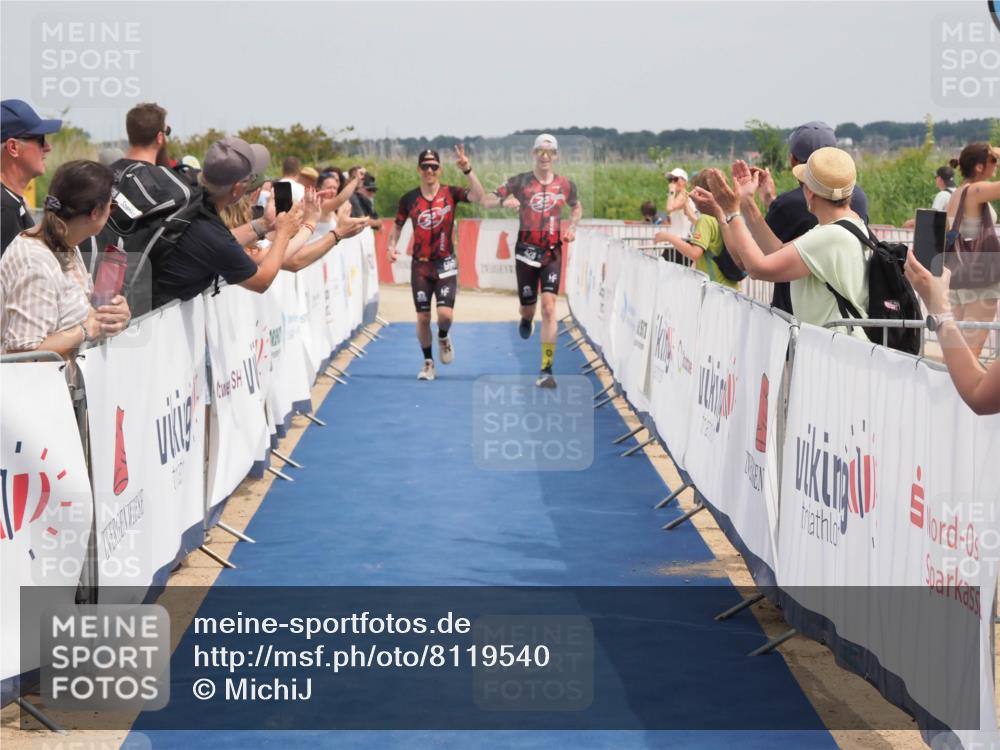 22.06.2025 - Viking Triathlon MichiJ http://msf.ph/oto/8119540 22.06.2025 15:09:39 Ziel 428, 506 meine-sportfotos.de
