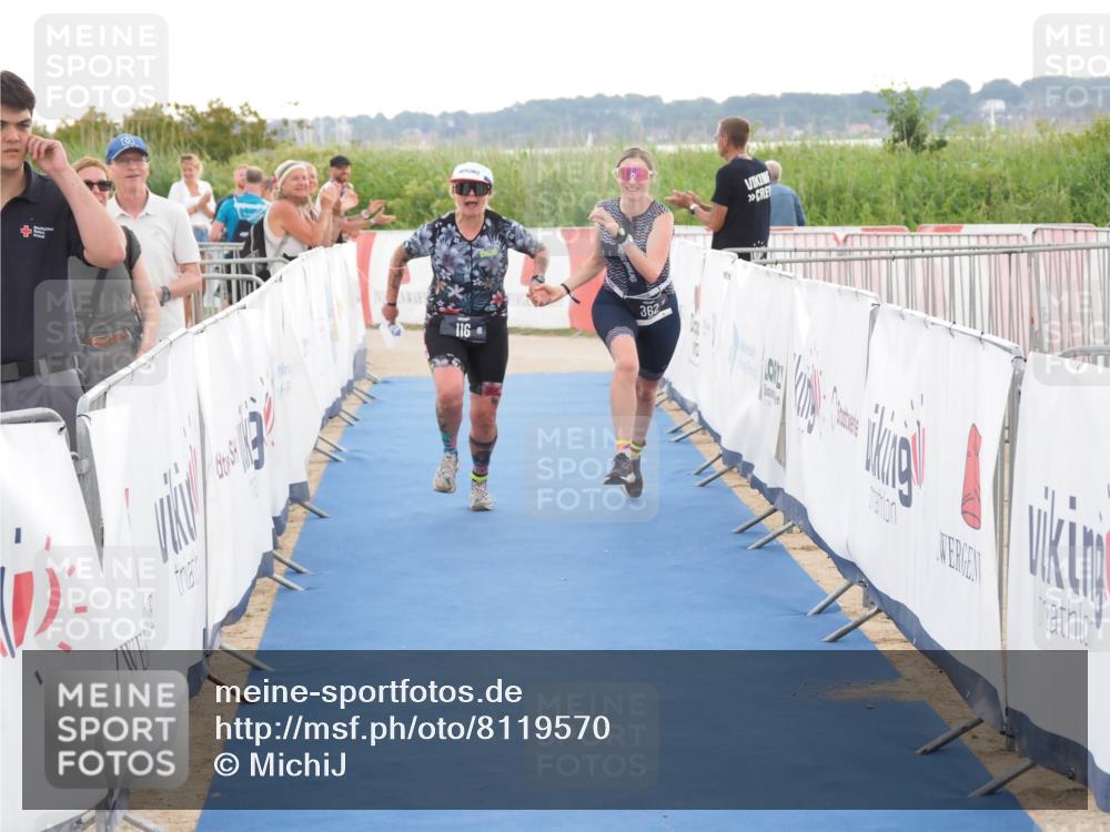 22.06.2025 - Viking Triathlon MichiJ http://msf.ph/oto/8119570 22.06.2025 16:28:53 Ziel 116, 362 meine-sportfotos.de