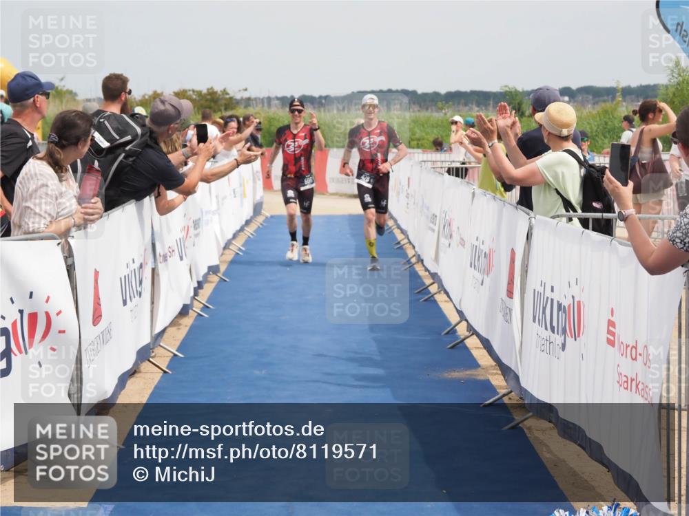 22.06.2025 - Viking Triathlon MichiJ http://msf.ph/oto/8119571 22.06.2025 15:09:40 Ziel 428, 506 meine-sportfotos.de