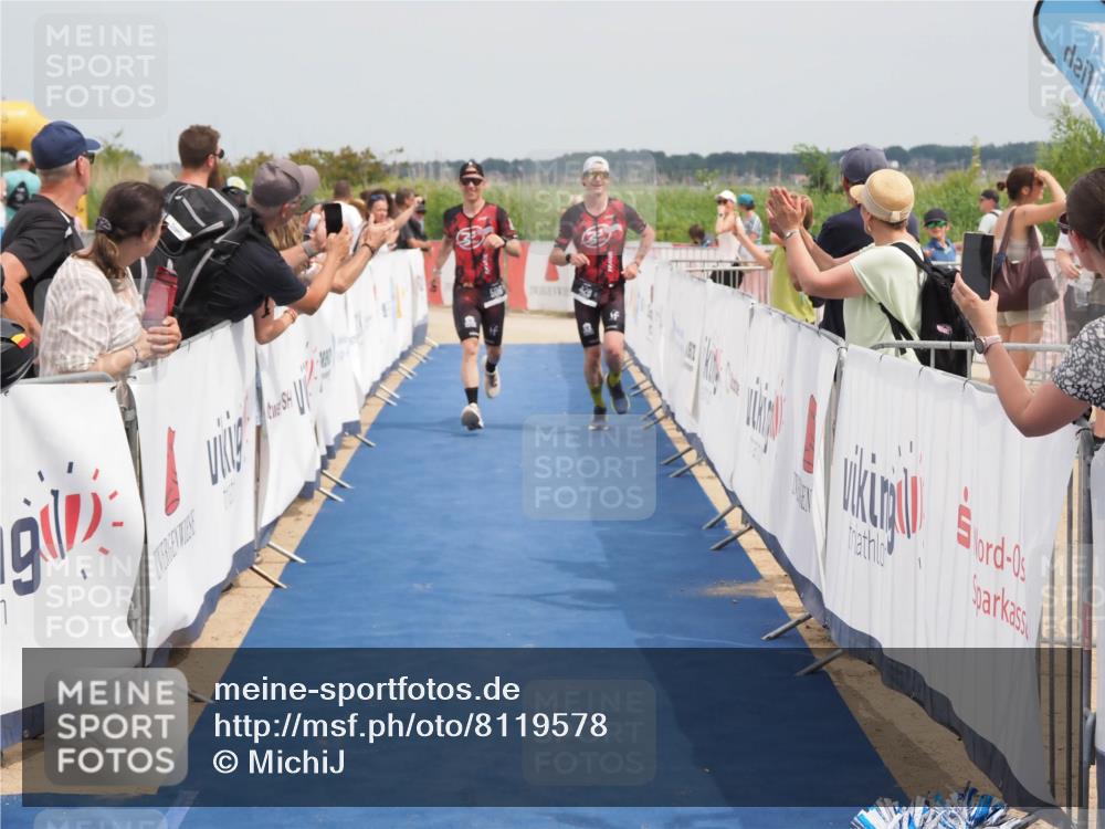 22.06.2025 - Viking Triathlon MichiJ http://msf.ph/oto/8119578 22.06.2025 15:09:40 Ziel 428, 506 meine-sportfotos.de